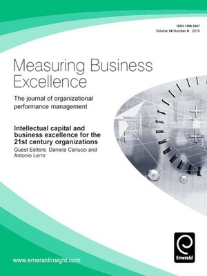 cover image of Measuring Business Excellence, Volume 14, Issue 4